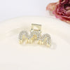 Alloy Electroplated Women's Rhinestone Pearl Hair Shark Clip With Bow Design