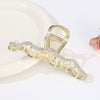 Alloy Electroplated Women's Rhinestone Pearl Hair Shark Clip With Bow Design