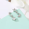 Alloy Electroplating Geometric Star Moon Tassel Women's Ear Jewelry
