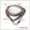 Alloy Electroplating Hollow Retro Cat Eye Ring Unisex Jewelry