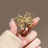 Alloy Enamel Painted Butterfly Women's Brooch With Electroplating
