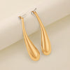 Alloy Exaggerated Punk Style Love Drop Bell Earrings And Necklace With Electroplating