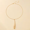 Alloy Exaggerated Punk Style Love Drop Bell Earrings And Necklace With Electroplating