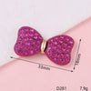 Alloy Fashion Bow Style Painted Mobile Phone Case Jewelry Accessories With Electroplating