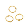 Alloy Fashion Double Hole Bead Ring And Handmade Beaded Diy Bracelet Necklace Accessories