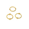 Alloy Fashion Double Hole Bead Ring And Handmade Beaded Diy Bracelet Necklace Accessories
