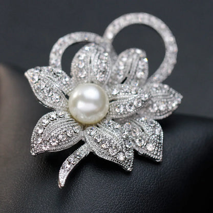 Fashion Leaf Alloy Plating Women'S Brooches