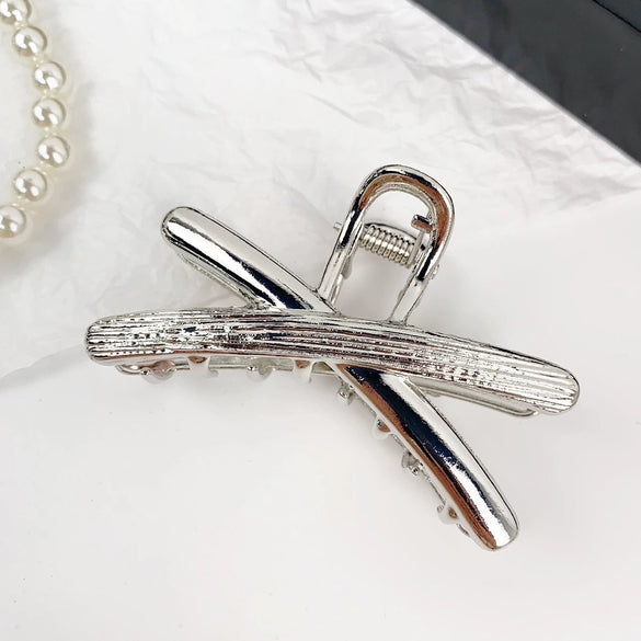 Alloy Fashion Geometric Handmade Metal Hair Grab Clip For Women