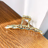 Alloy Fashion Geometric Handmade Metal Hair Grab Clip For Women