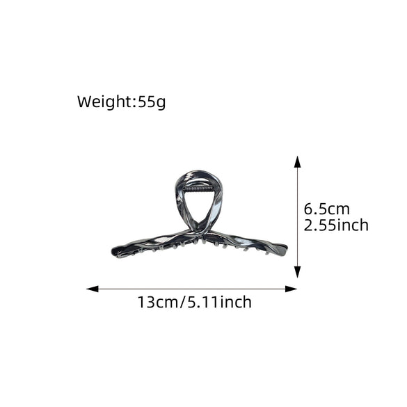 Alloy Fashion Geometric Handmade Metal Hair Grab Clip For Women