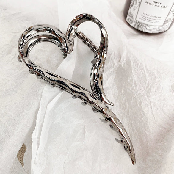 Alloy Fashion Geometric Handmade Metal Hair Grab Clip For Women