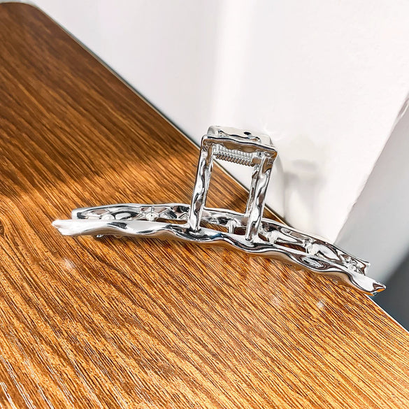 Alloy Fashion Geometric Handmade Metal Hair Grab Clip For Women