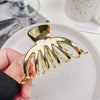 Alloy Fashion Geometric Handmade Metal Hair Grab Clip For Women