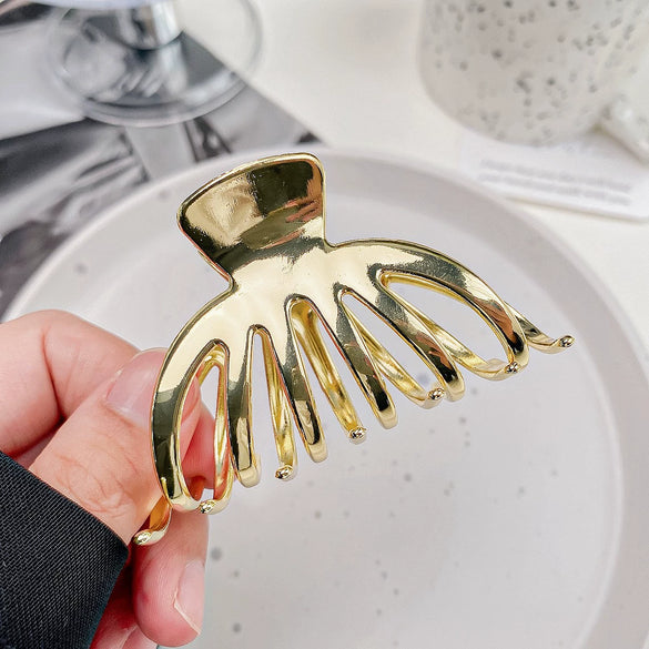 Alloy Fashion Geometric Handmade Metal Hair Grab Clip For Women