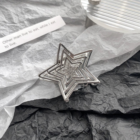 Alloy Fashion Geometric Handmade Metal Hair Grab Clip For Women