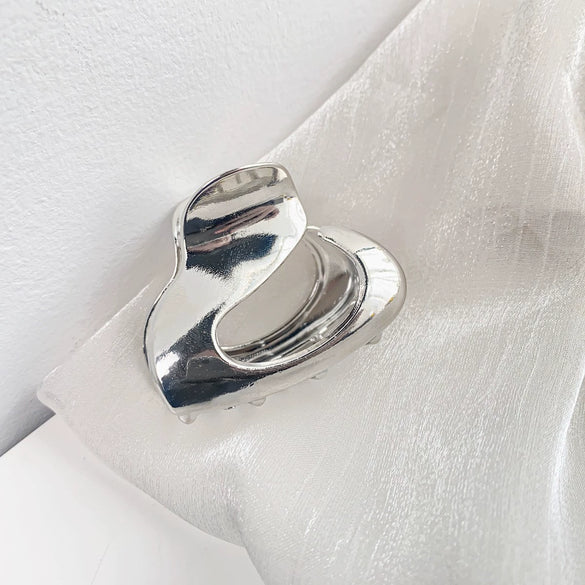 Alloy Fashion Geometric Handmade Metal Hair Grab Clip For Women