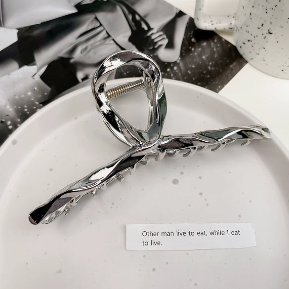 Alloy Fashion Geometric Handmade Metal Hair Grab Clip For Women