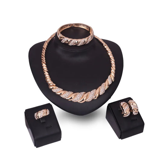 Alloy Fashion  Jewelry Set  (18k Alloy / 61154175) Nhxs2179-18k-Alloy-61154175