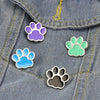 Alloy Fashion Ol Style Cat Paw Brooch With Electroplating