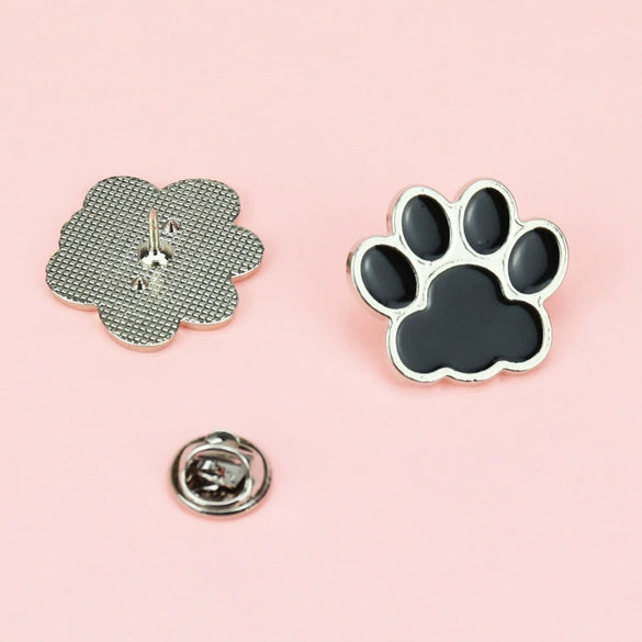 Alloy Fashion Ol Style Cat Paw Brooch With Electroplating