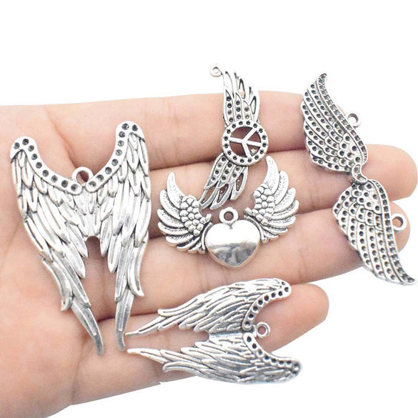 Alloy Feather Wings Vintage Jewelry Accessories Plating