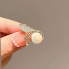 Alloy Fishtail Flower Pearl Brooch Electroplated Women's Decorative Jewelry
