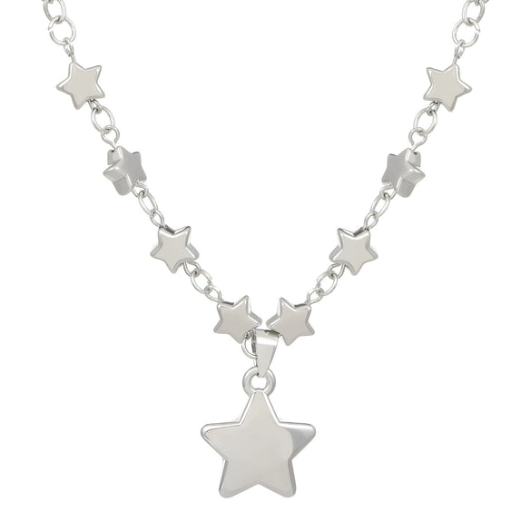 Alloy Fivepointed Star Necklace Electroplating Design For Women