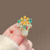 Alloy Flower Antilight Electroplated Women's Brooch Clothing Accessory
