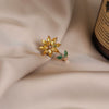 Alloy Flower Brooch Electroplated Minimalist Design