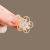 Alloy Flower Brooch Electroplated Women's Summer Antiexposure Cardigan Accessory