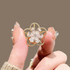Alloy Flower Brooch Electroplated Women's Summer Antiexposure Cardigan Accessory