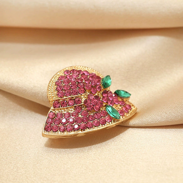Alloy Flower Design Electroplated Women's Antiexposure Hat Brooch For Suit Decoration