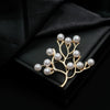 Alloy Flower Pattern Electroplated Fashion Brooch
