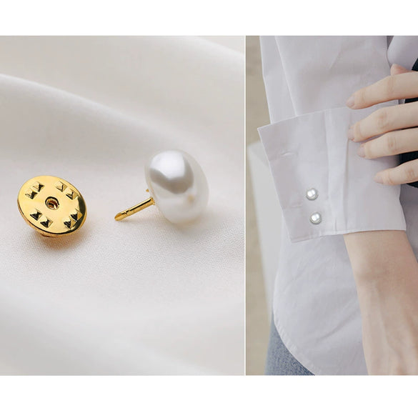 Alloy Flower Pattern Electroplated Women's Fashion Light Luxury Imitation Pearl Bow Brooch Suit Accessories