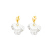Alloy Flower Pattern Electroplated Women's Retro Exaggerated Earrings