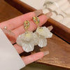 Alloy Flower Pattern Electroplated Women's Retro Exaggerated Earrings