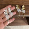 Alloy Flower Pattern Electroplating Exaggerated Women's Earrings