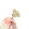 Alloy Flower Rose Brooch Women's Electroplated Luxury Fashion Suit Pin Accessories