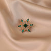 Alloy Flower Shape Electroplating Minimalist Women's Brooch