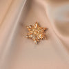 Alloy Flower Shape Electroplating Minimalist Women's Brooch