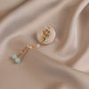 Alloy Flower Shaped Electroplated Retro Tassel Brooch For Women