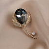 Alloy Flower Shaped Electroplated Women's Tulip Brooch Minimalist Style High End Coat Accessory
