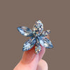 Alloy Flower Style Electroplated Maple Leaf Brooch For Women Fashion Accessories