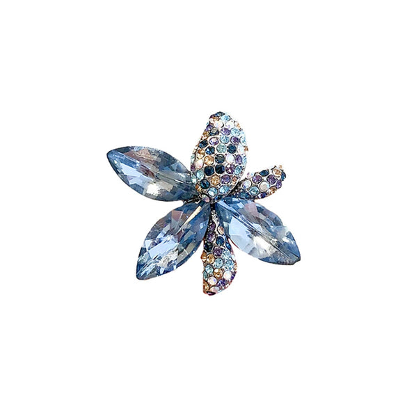 Alloy Flower Style Electroplated Maple Leaf Brooch For Women Fashion Accessories