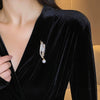 Alloy Flowers Electroplating Women's Wheat Pearl Brooch