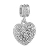 Alloy Fourleaf Clover Hollow Pendant Jewelry Diy Accessories With Totem Pattern And Electroplating Treatment