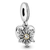 Alloy Fourleaf Clover Hollow Pendant Jewelry Diy Accessories With Totem Pattern And Electroplating Treatment