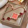 Alloy Fourleaf Clover Women's Bracelet Watch Light Luxury Fashion New Style