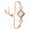 Alloy Fourleaf Clover Women's Bracelet Watch Light Luxury Fashion New Style