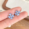 Alloy Fourleaf Flower Electroplated Women's Earrings